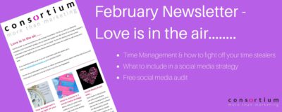 february newsletter from marketing agency in Sussex
