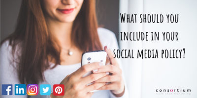 What should you include in your social media policy