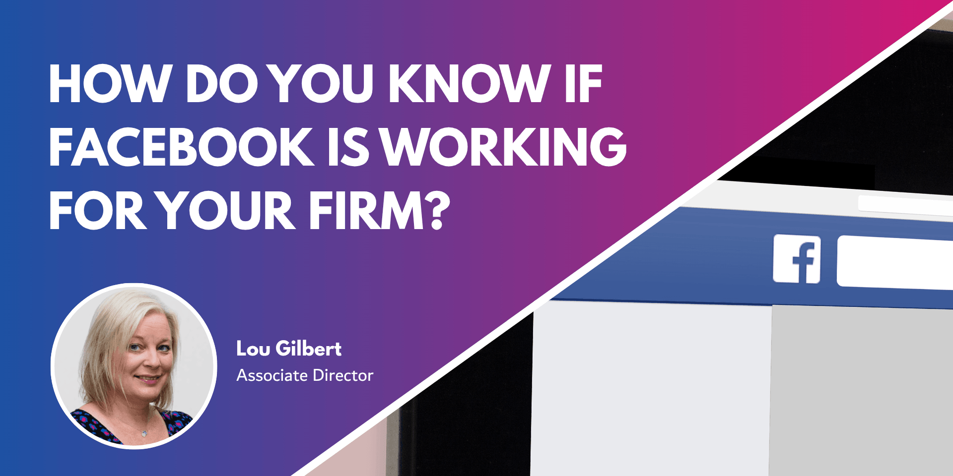 Facebook for Law Firms When It Works and How to Use It Well